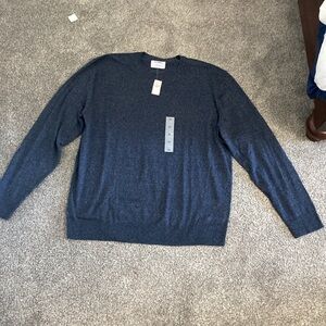 Old Navy Crew Neck Navy Heather Sweater Size XL